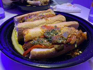Vegan Sausage & Peppers Hoagie (Special).  at Triangle Tavern in Philadelphia
