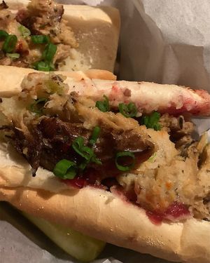 Thanksgiving gobbler  at Triangle Tavern in Philadelphia