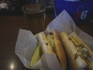 Vegan Philly Cheesesteak  at Triangle Tavern in Philadelphia