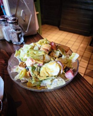 Vegan Caesar Salad at Triangle Tavern in Philadelphia