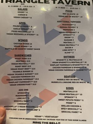   at Triangle Tavern in Philadelphia