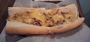 Best vegan philly cheesesteak at Triangle Tavern in Philadelphia