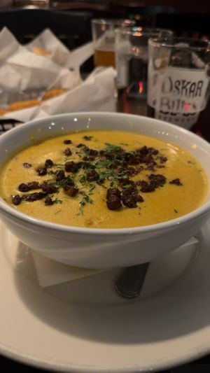 Vegan Hearts of Palm Chowder (Special).  at Triangle Tavern in Philadelphia