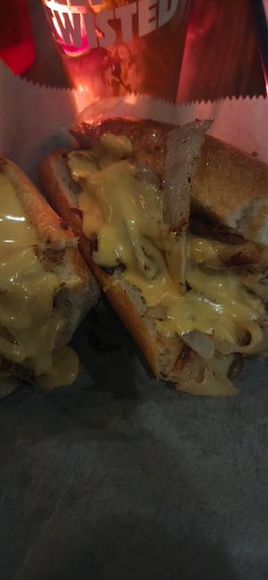 Cheesestake at Triangle Tavern in Philadelphia