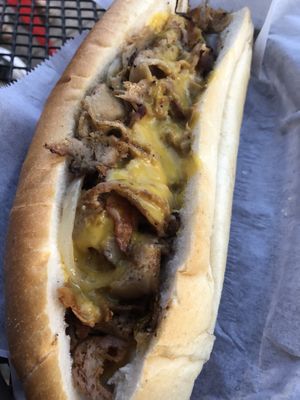Vegan cheesesteak  at Triangle Tavern in Philadelphia