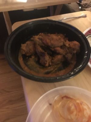 Seitan wings! at Triangle Tavern in Philadelphia