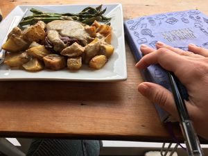 Thanksgiving plate! at Not Only Juice in Willimantic