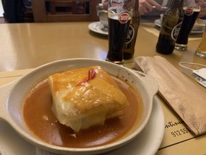 Delicious 😋  at Francesinhas Al Forno da Baixa in Porto