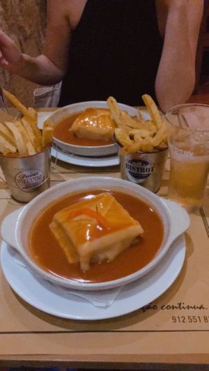 Vegan Francesinha  at Francesinhas Al Forno da Baixa in Porto