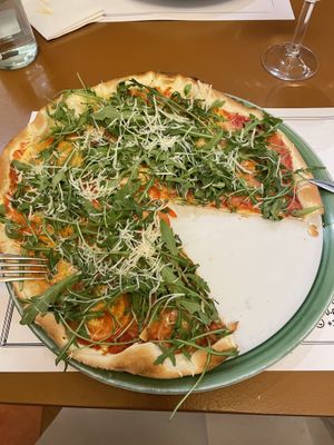 Campeno pizza   at Francesinhas Al Forno da Baixa in Porto