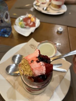 Cheesecake  at Francesinhas Al Forno da Baixa in Porto