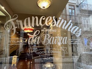 Outside   at Francesinhas Al Forno da Baixa in Porto