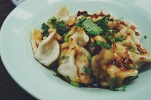 Dumplings. at Papaupa in Santo Domingo