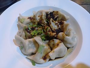 Dumplings at Papaupa in Santo Domingo