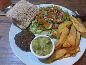 Burgers come in a delicious steamed bun at Papaupa in Santo Domingo