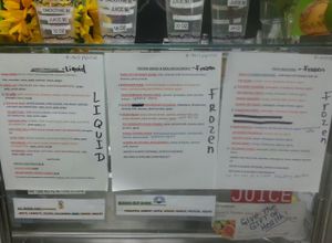 Menu at Johnny's Garden in Sumter