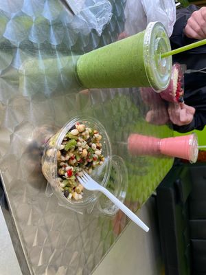 Johnny garden smoothie and bean bowl  at Johnny's Garden in Sumter