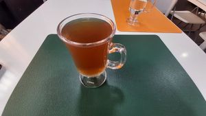 Ginger tea at Vitos Vegan - Витос веган in Ulaanbaatar