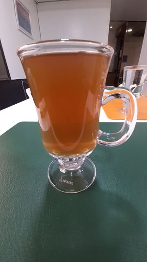 Ginger tea at Vitos Vegan - Витос веган in Ulaanbaatar