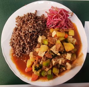 Goulash at Vitos Vegan - Витос веган in Ulaanbaatar