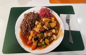 Goulash at Vitos Vegan - Витос веган in Ulaanbaatar