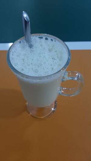 Soy milk at Vitos Vegan - Витос веган in Ulaanbaatar
