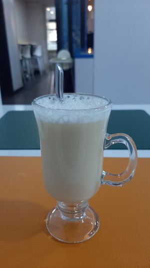 Soy milk at Vitos Vegan - Витос веган in Ulaanbaatar