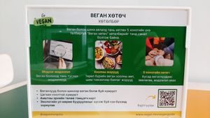Vegan guide at Vitos Vegan - Витос веган in Ulaanbaatar