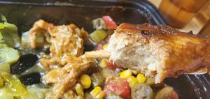 look at that drumstick! it's even gluten free! at The Nile Cafe in Philadelphia