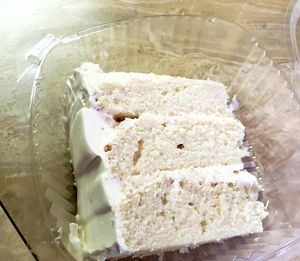 This Vanilla Cake has to be the most perfect piece of cake I've had in a long time.  The vanilla buttercream icing on top and in between two moist layers of cake, sheer perfection. at The Nile Cafe in Philadelphia