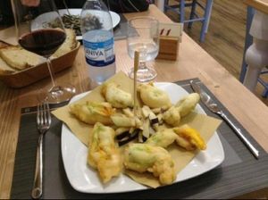 fried vegetables at Primo in Otranto