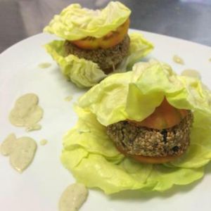 little vegan burghers  at Primo in Otranto