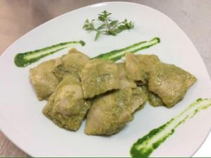 vegan ravioli at Primo in Otranto