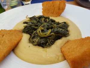 Fave e cicoria  at Primo in Otranto