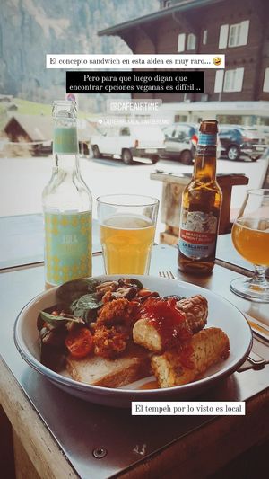  at Airtime Cafe in Lauterbrunnen