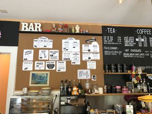 Menu at Airtime Cafe in Lauterbrunnen