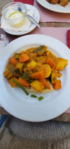 Tagine with couscous at Cantina LX in Lisbon
