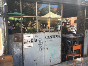 Outside  at Cantina LX in Lisbon