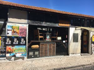 Outside  at Cantina LX in Lisbon
