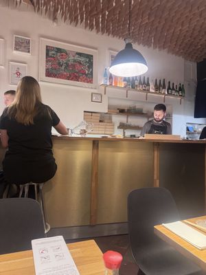 Counter   at Youmiko Sushi in Krakow