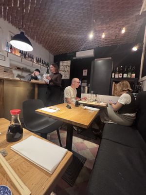 Seating   at Youmiko Sushi in Krakow