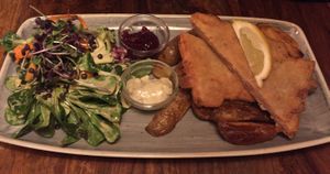 Schnitzel at Paletti Die Genuss Bar in Neu-isenburg