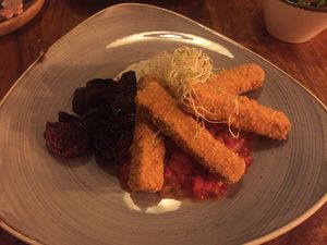 Fried Tempeh at Paletti Die Genuss Bar in Neu-isenburg