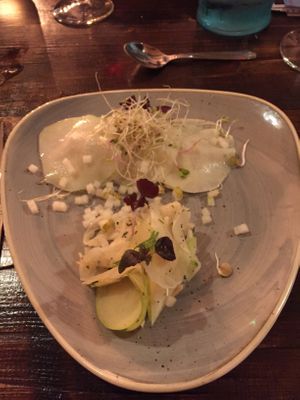 Kohlrabi Ravioli at Paletti Die Genuss Bar in Neu-isenburg