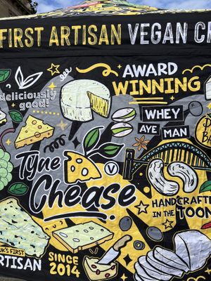 Market stall Newcastle   at Tyne Chease in Newcastle Upon Tyne