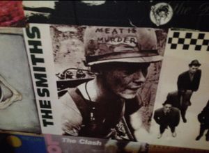 Album sleeve mural - Meat is Murder at The Bohemian in Newcastle Upon Tyne