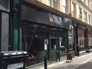 outside. new signage  at The Bohemian in Newcastle Upon Tyne