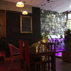 vinyl area  at The Bohemian in Newcastle Upon Tyne