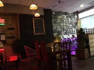 vinyl records for sale in the corner  at The Bohemian in Newcastle Upon Tyne