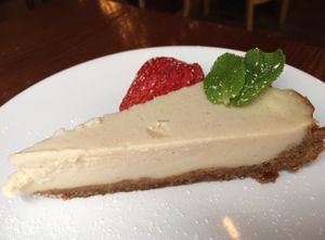 amaretto cheese cake  at The Bohemian in Newcastle Upon Tyne